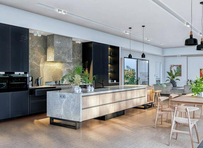 Kitchen Design Concept Visualization